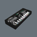 Wera 05004076001 8100 SC 6 Zyklop Speed Ratchet Set, 1/2" drive, metric, 28 pieces