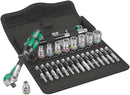 Wera 05004016001 8100 SA 6 Zyklop Speed Ratchet Set, 1/4" drive, metric, 28 pieces