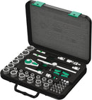 Wera 05003594001 8100 SB 2 Zyklop Speed Ratchet Set, 3/8" drive, metric, 43 pieces