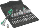 Wera 05004049001 8100 SB 9 Zyklop Speed Ratchet Set, 3/8" drive, imperial, 29 pieces