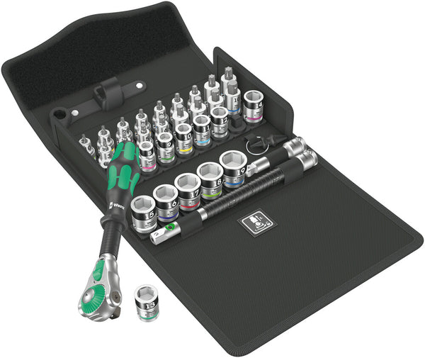 Wera 05003536001 8100 SB All-in Zyklop Speed ratchet set, 3/8" drive, 35 pieces