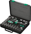 Wera 050036450018100 SC 2 Zyklop Speed Ratchet Set, 1/2" drive, metric, 37 pieces