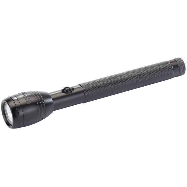 Draper 81109 LED Aluminium Hand Torch, 2 x AA Batteries Required