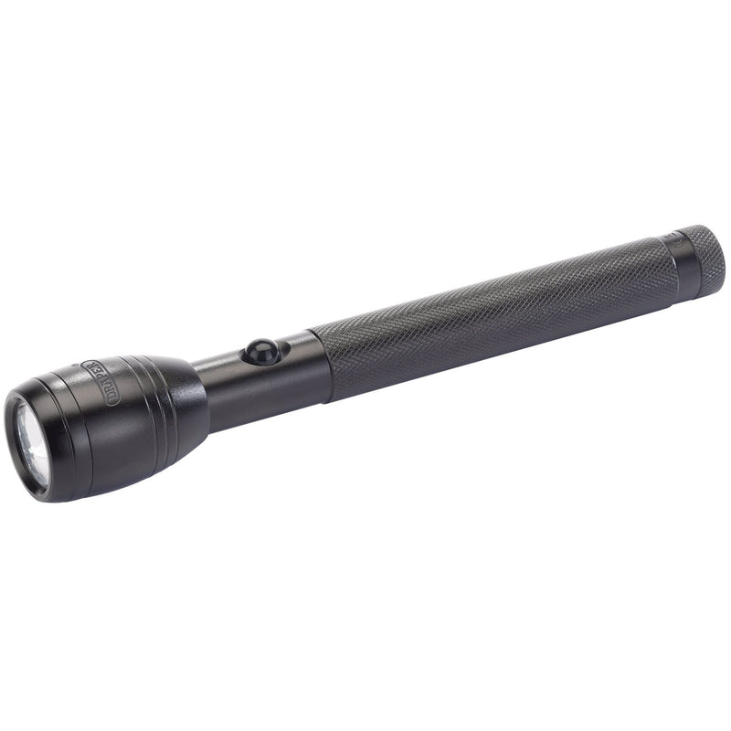 Draper 81109 LED Aluminium Hand Torch, 2 x AA Batteries Required