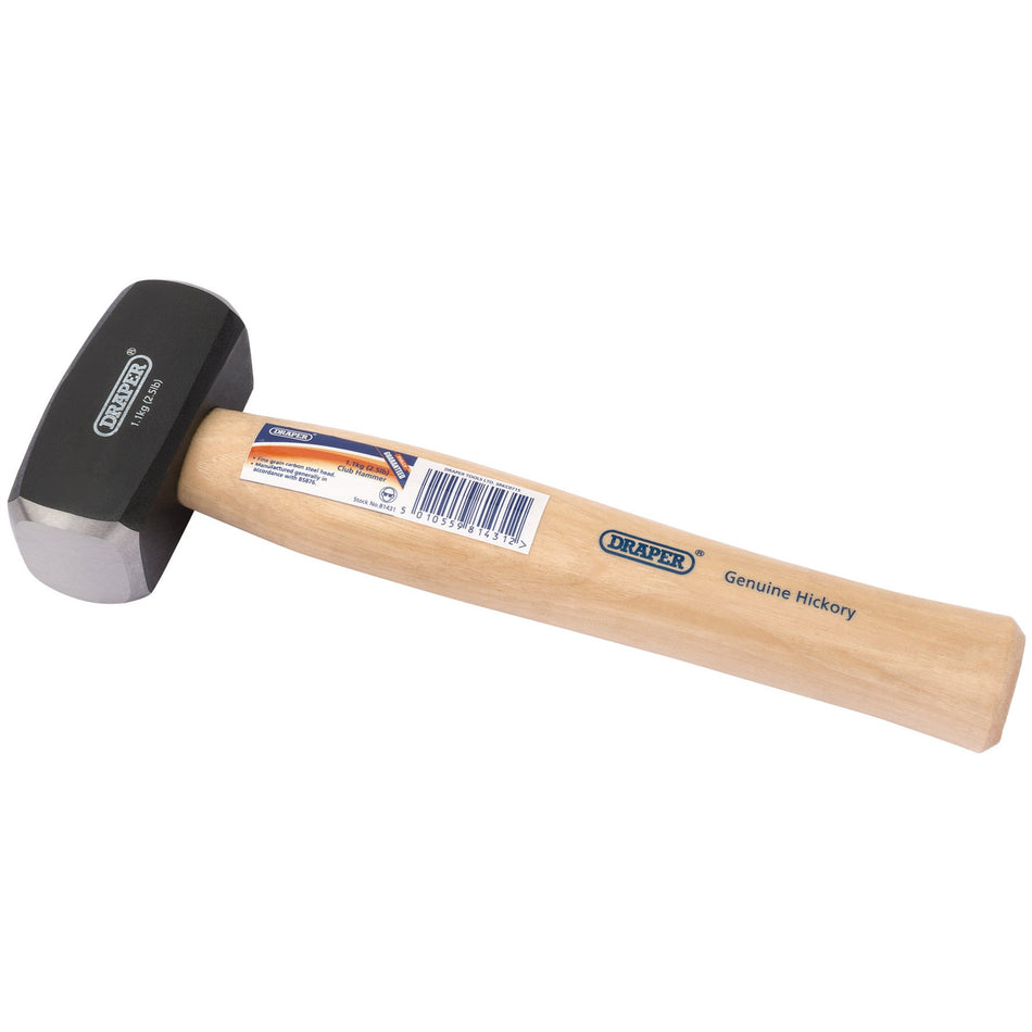 Draper 81431 Hickory Shaft Club Hammer, 1kg/2.2lb
