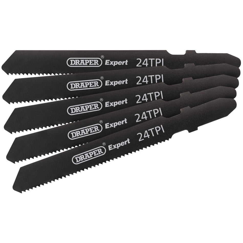 Draper 81729 DT118A Jigsaw Blade Set, 92mm (5 Piece)