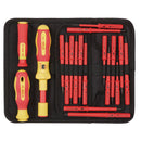Draper 81762 XP1000 VDE Interchangeable Torque Screwdriver Set (19 Piece)