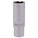 Draper 82142 6 Point Deep Socket, 1/4" Sq. Dr., 12mm