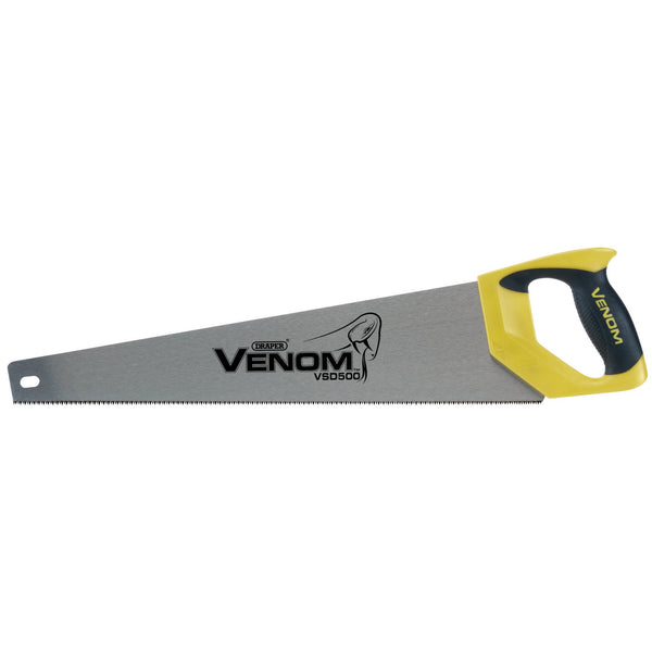 Draper 82195 Draper Venom&#174; Second Fix Double Ground Handsaw, 500mm, 11tpi/12ppi