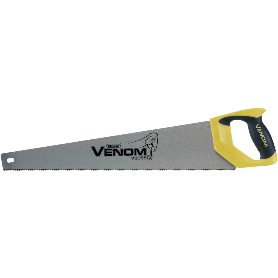Draper 82197 Draper Venom® Second Fix Double Ground Handsaw, 550mm, 11tpi/12ppi