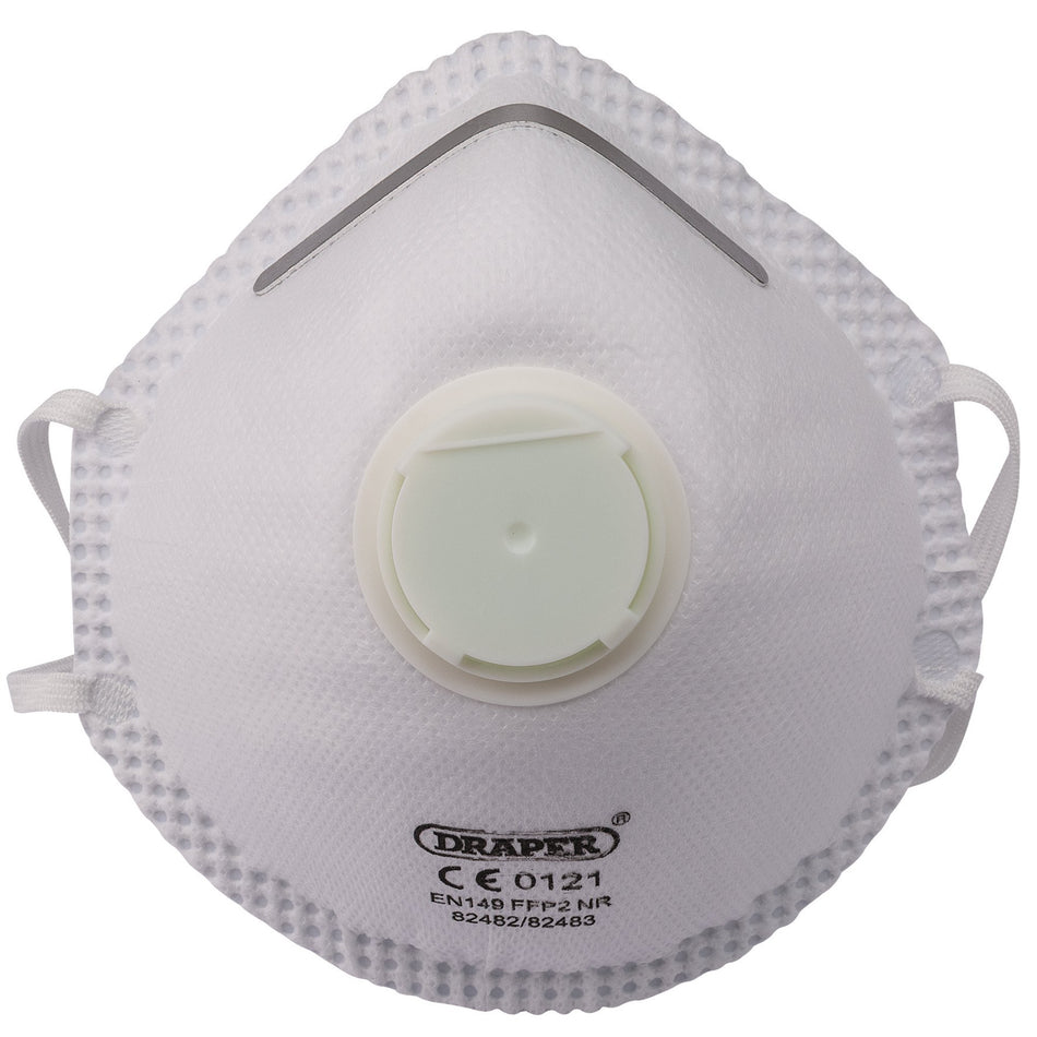 Draper 82482 FFP2 NR Moulded Masks (Pack of 3)