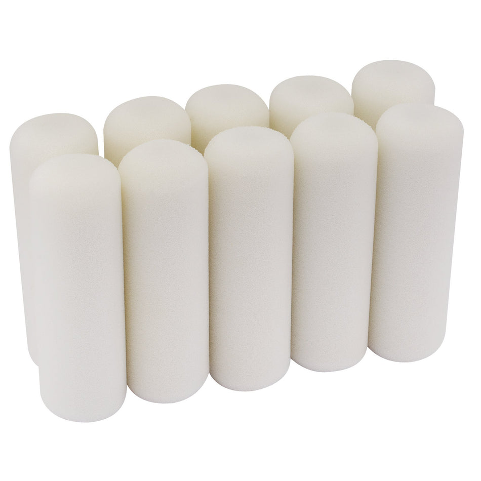 Draper 82553 Foam Paint Roller Sleeves, 100mm (Pack of 10)