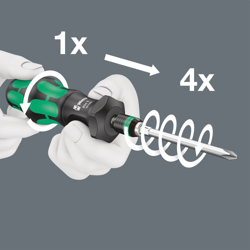 Wera 05057483001 Kraftform Kompakt Turbo Imperial 1, 19 pieces