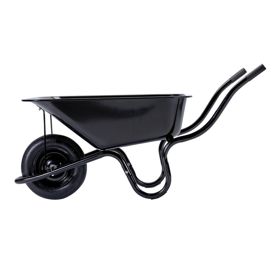 Draper 82755 Metal Tray Contractors Wheelbarrow, 85L