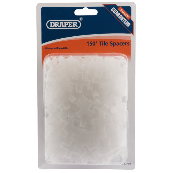 Draper 82760 Tile Spacers, 8mm (Approx 150)