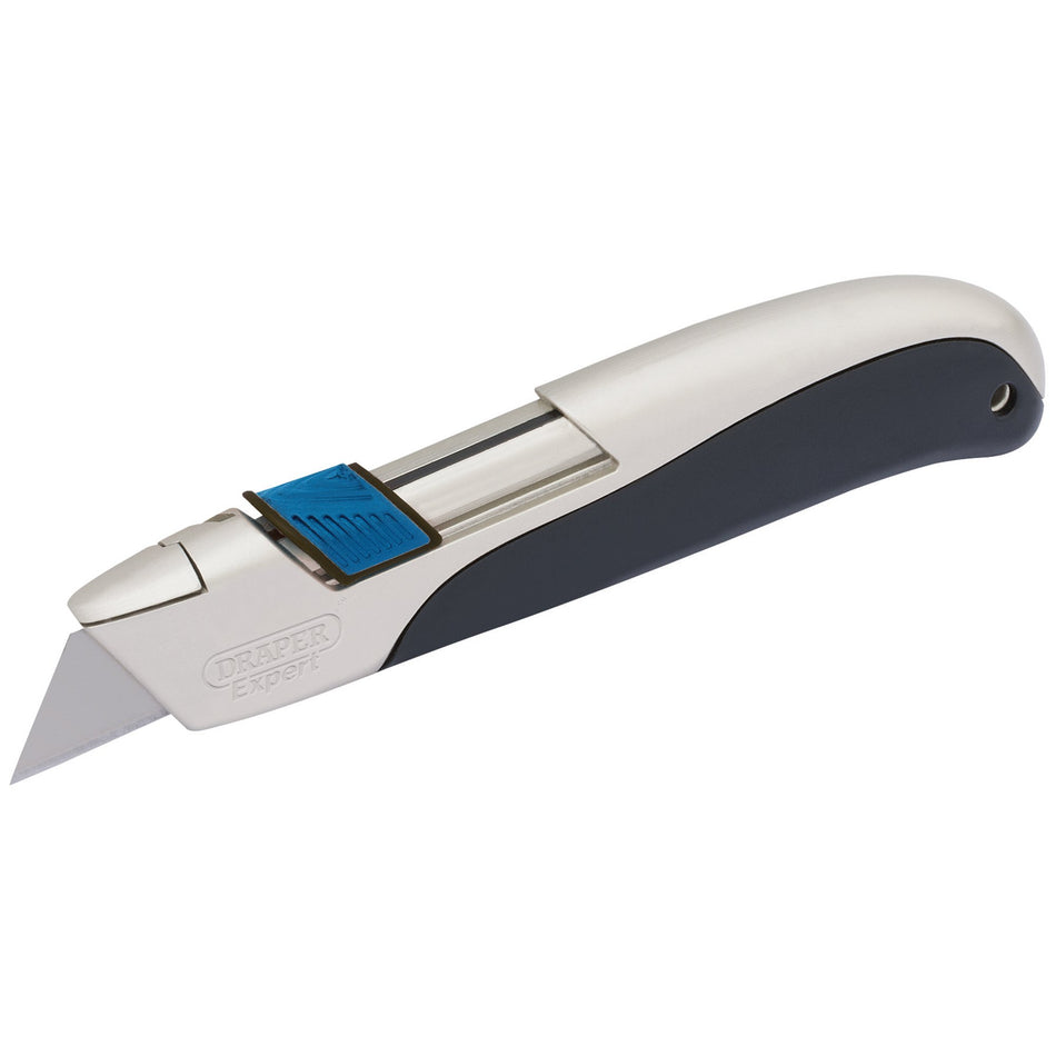 Draper 82833 Soft Grip Trimming Knife with 'Safe Blade Retractor' Feature