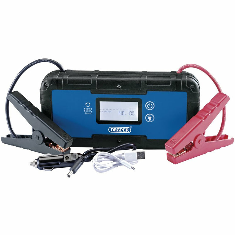 Draper 82957 700AMP Diesel/Petrol Lithium Capacitor Battery Engine Jump Starter