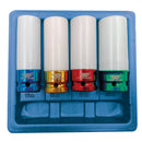 Draper 82972 Wheel Nut Socket for Alloy Wheels, 1/2" Sq. Dr. (4 Piece)