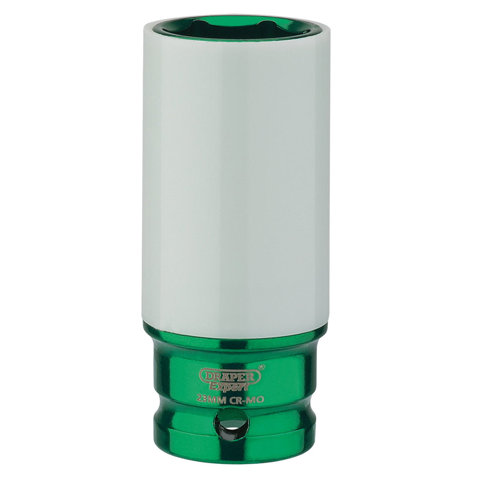 Draper 83033 1/2" Sq. Dr. HI-TORQ® Wheel Nut Socket for Alloy Wheels (23mm)