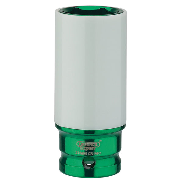 Draper 83033 1/2" Sq. Dr. HI-TORQ&#174; Wheel Nut Socket for Alloy Wheels (23mm)