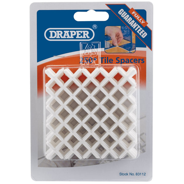 Draper 83112 Tile Spacers, 2mm (Approx 250)