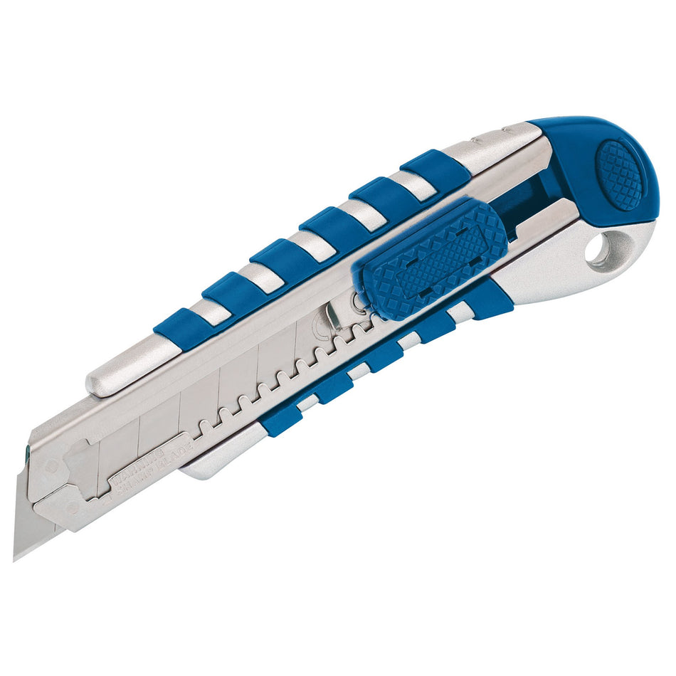 Draper 83436 Soft Grip Retractable Knife with Seven Segment Blade, 18mm