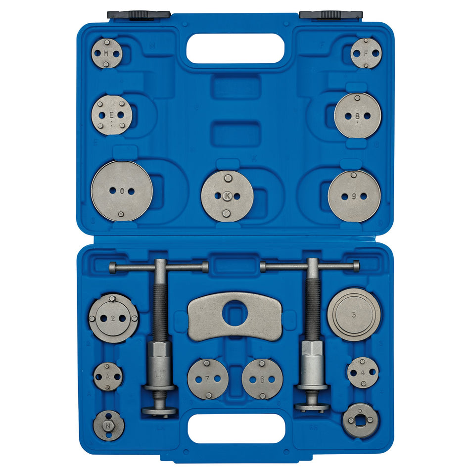 Draper 83716 Brake Caliper Piston Wind-Back Kit (18 Piece)