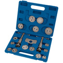 Draper 83716 Brake Caliper Piston Wind-Back Kit (18 Piece)