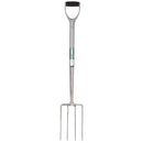 Draper 83753 Extra Long Stainless Steel Garden Fork with Soft Grip