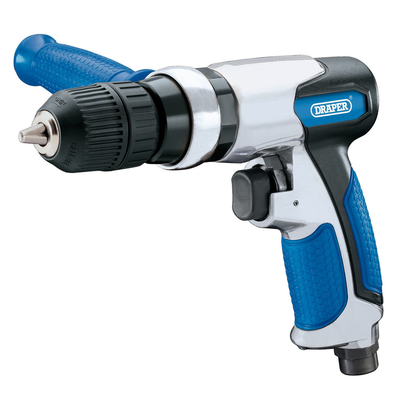 Draper 83811 Reversible Keyless Air Drill, 10mm