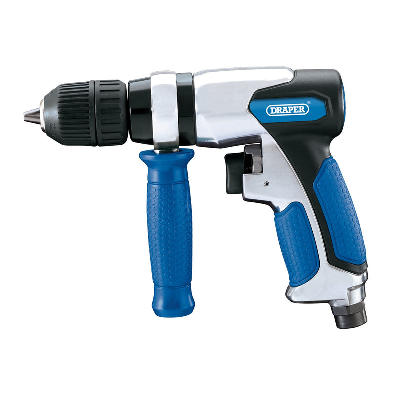 Draper 83811 Reversible Keyless Air Drill, 10mm