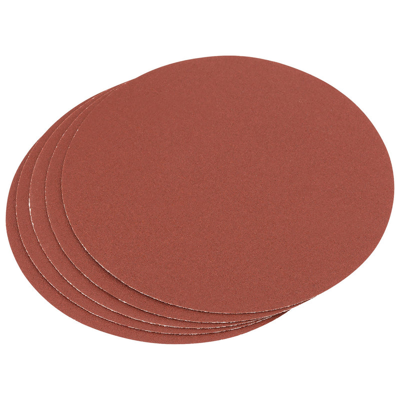 Draper 83861 Aluminium Oxide Sanding Discs, 150mm, 60 Grit (Pack of 5)