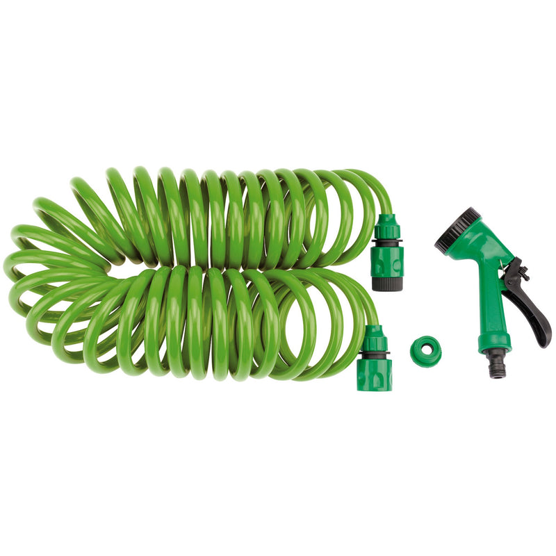 Draper 83984 Recoil Hose with Spray Gun and Tap Connector, 10m