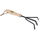 Draper 83993 Carbon Steel Hand Fork, Cultivator and Trowel with Hardwood Handles