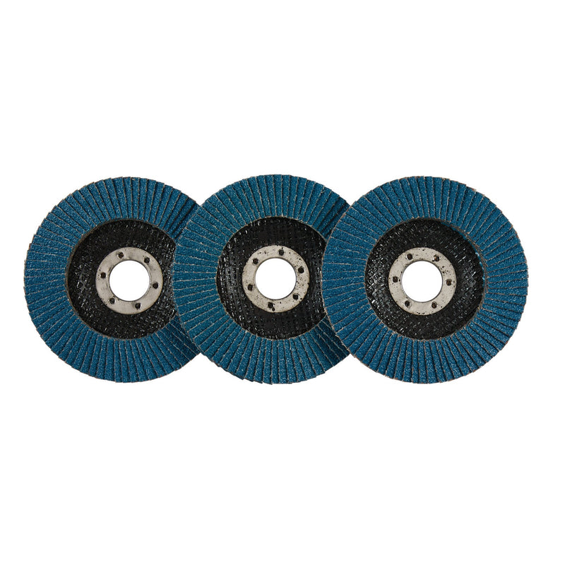 Draper 84096 Zirconium Oxide Flap Discs, 115 x 22.23mm, 40 Grit (Pack of 10)