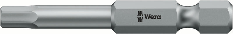 Wera 05059641001 840/4 Z Tamper-proof Hex-Plus BO bits, 2.5 x 89 mm