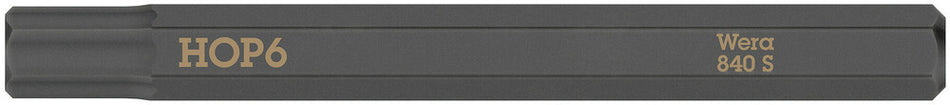 Wera 05018155001 840 S Hex-Plus bits for impact screwdrivers, 5/32" x 70 mm