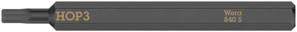 Wera 05018150001 840 S Hex-Plus bits for impact screwdrivers, 3 x 70 mm