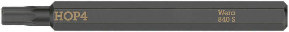 Wera 05018151001 840 S Hex-Plus bits for impact screwdrivers, 4 x 70 mm