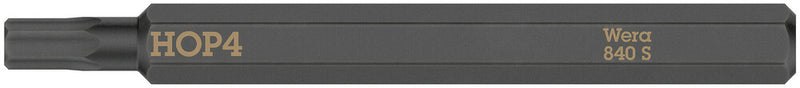 Wera 05018151001 840 S Hex-Plus bits for impact screwdrivers, 4 x 70 mm