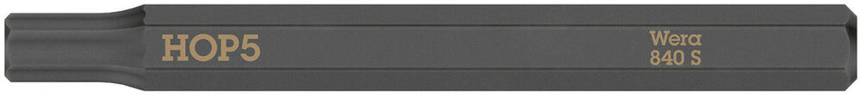Wera 05018152001 840 S Hex-Plus bits for impact screwdrivers, 5 x 70 mm