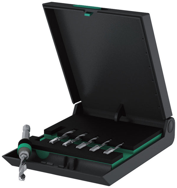 Wera 05104651001 847/7 Set Combination Drill Bits Set, 7 pieces