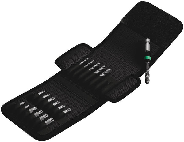 Wera 05104652001 848/851/867/19 Metal Twist Drill Bits and Bits Set, 19 pieces