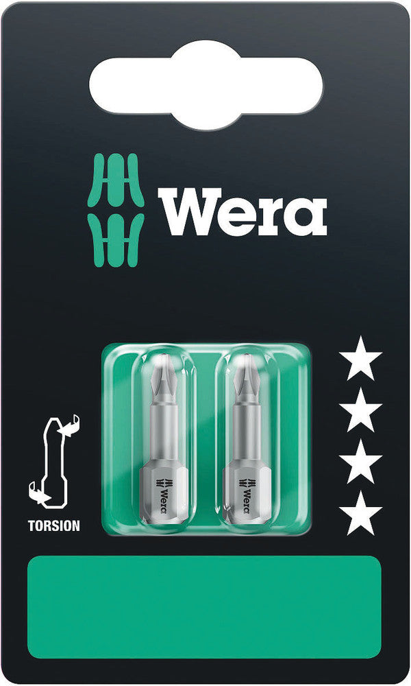 Wera 05073325001 851/1 TZ SB bits, PH 3 x 25 mm, 2 pieces
