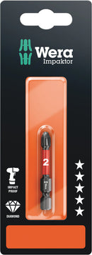 Wera 05073957001 851/4 IMP DC SB Impaktor bits, PH 3 x 50 mm