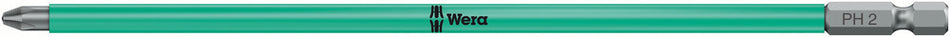 Wera 05203914001 853/4 ACR SL bits with sleeve, magnetized, PH 2 x 200 mm