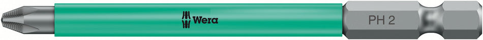 Wera 05323781001 853/4 ACR SL bits with sleeve, magnetized, PH 2 x 90 mm