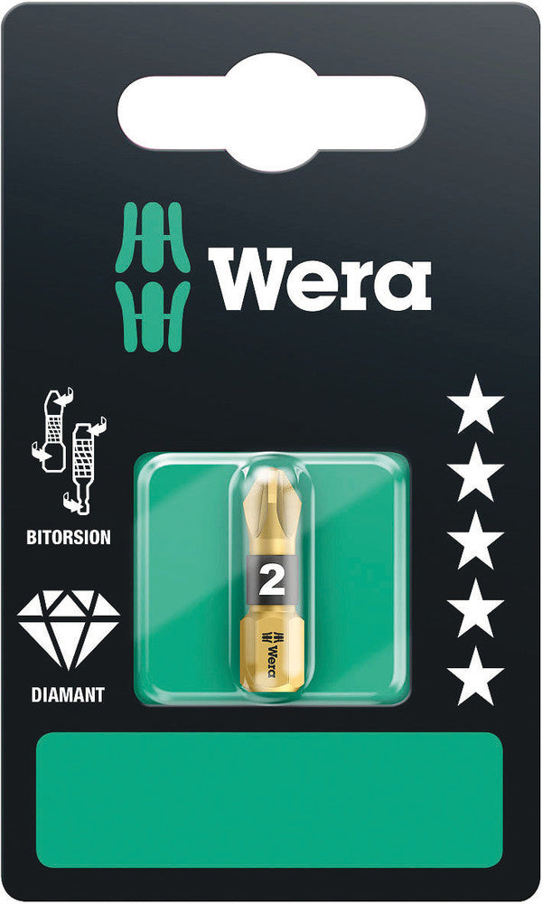 Wera 05073336001 855/1 BDC SB bits, PZ 1 x 25 mm