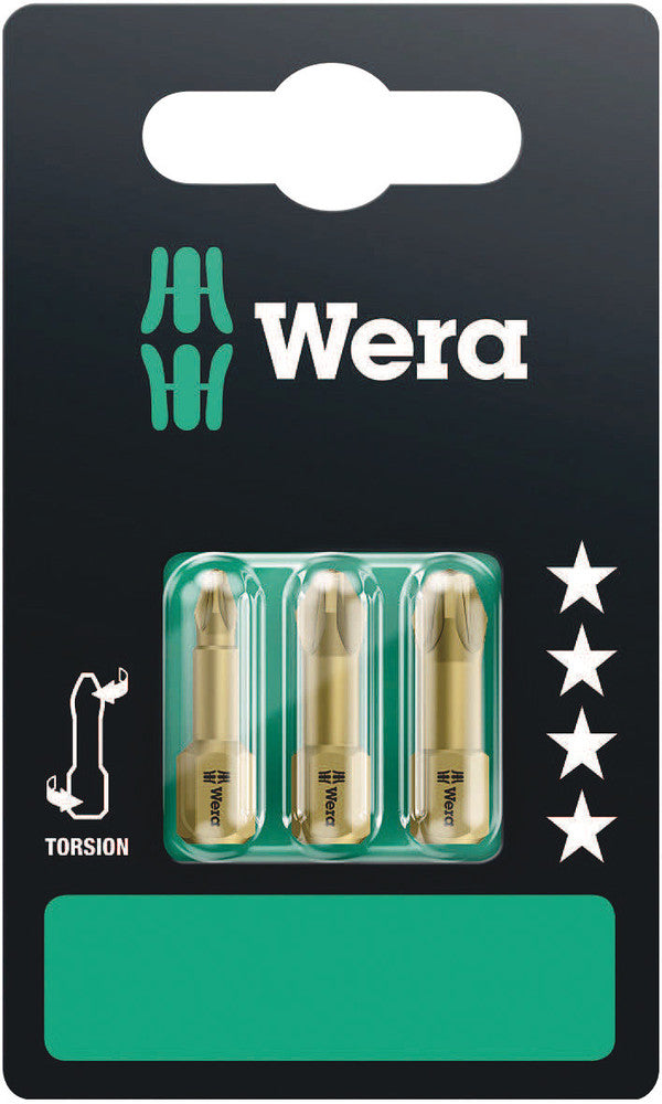 Wera 05073371001 855/1 TH SB bits, PZ 2 x 25 mm, 2 pieces