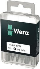 Wera 05072403001 855/1 Z DIY bits, PZ 1 x 25 mm, 10 pieces